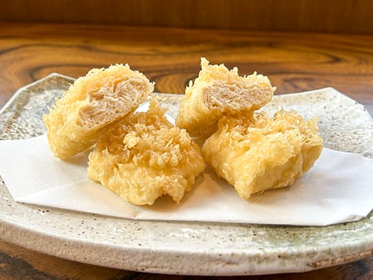 生ゆばの天ぷら